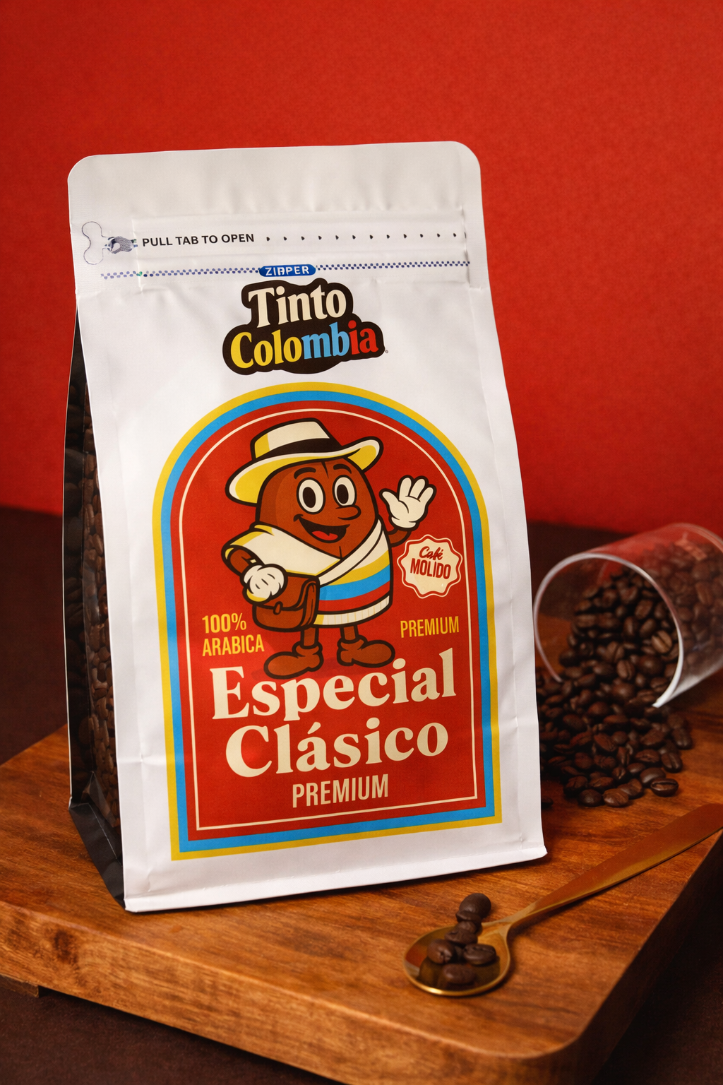 Café Tinto Colombia - Castillo Lavado 250g | Café Molido Premium